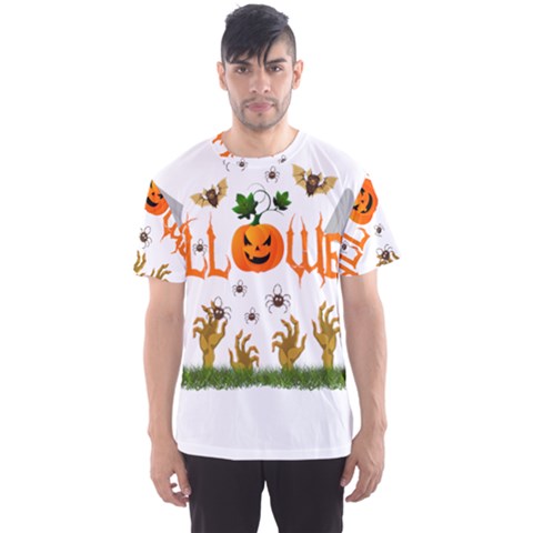 Halloween Men s Sports Mesh Tee by Valentinaart