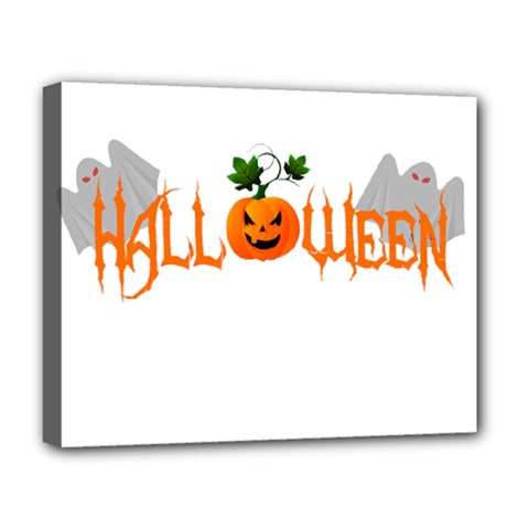 Halloween Deluxe Canvas 20  X 16   by Valentinaart