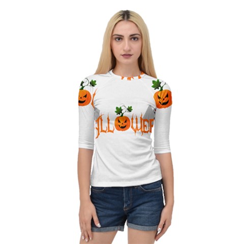 Halloween Quarter Sleeve Raglan Tee by Valentinaart