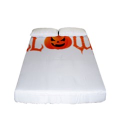 Halloween Fitted Sheet (full/ Double Size) by Valentinaart