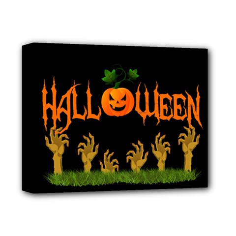 Halloween Deluxe Canvas 14  X 11  by Valentinaart