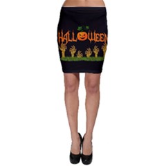 Halloween Bodycon Skirt by Valentinaart