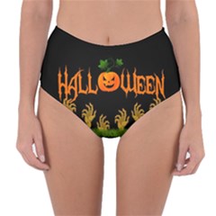 Halloween Reversible High-waist Bikini Bottoms