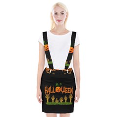 Halloween Braces Suspender Skirt by Valentinaart