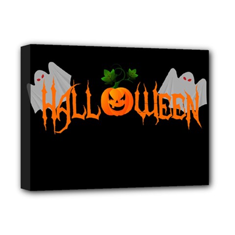 Halloween Deluxe Canvas 16  X 12   by Valentinaart