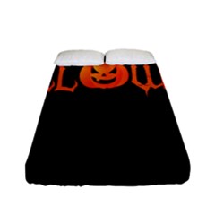 Halloween Fitted Sheet (full/ Double Size) by Valentinaart