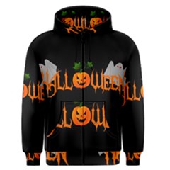 Halloween Men s Zipper Hoodie by Valentinaart