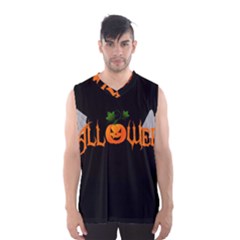 Halloween Men s Basketball Tank Top by Valentinaart