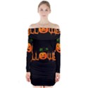 Halloween Long Sleeve Off Shoulder Dress View1