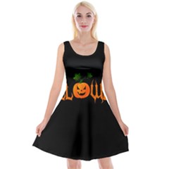 Halloween Reversible Velvet Sleeveless Dress by Valentinaart