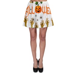 Halloween Skater Skirt by Valentinaart