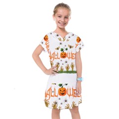 Halloween Kids  Drop Waist Dress