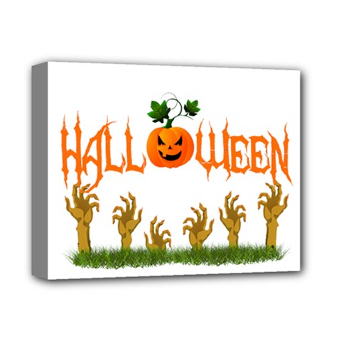 Halloween Deluxe Canvas 14  X 11  by Valentinaart