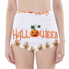 Halloween High-waisted Bikini Bottoms by Valentinaart