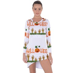 Halloween Asymmetric Cut-out Shift Dress