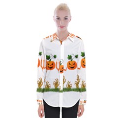 Halloween Womens Long Sleeve Shirt