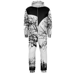 Halloween Landscape Hooded Jumpsuit (men)  by Valentinaart