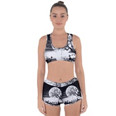 Halloween Landscape Racerback Boyleg Bikini Set