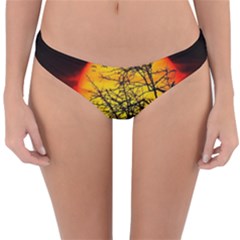 Halloween Landscape Reversible Hipster Bikini Bottoms by Valentinaart