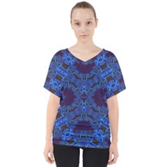 Plutonium Circuit V-neck Dolman Drape Top