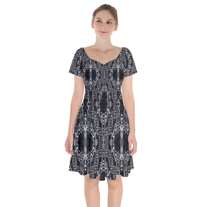 Alter Spaces Short Sleeve Bardot Dress