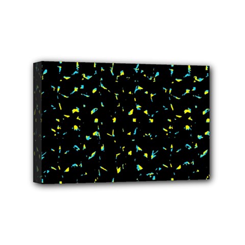 Splatter Abstract Dark Pattern Mini Canvas 6  X 4  by dflcprints