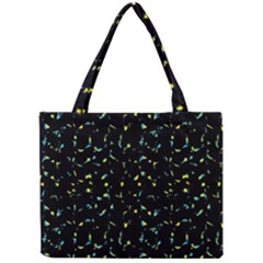 Splatter Abstract Dark Pattern Mini Tote Bag by dflcprints