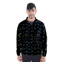 Splatter Abstract Dark Pattern Wind Breaker (men) by dflcprints