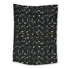 Splatter Abstract Dark Pattern Medium Tapestry