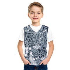 Abstract Floral Pattern Grey Kids  Sportswear by Mariart