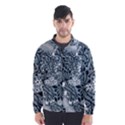 Abstract Floral Pattern Grey Wind Breaker (Men) View1