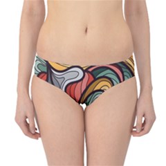 Beautiful Pattern Background Wave Chevron Waves Line Rainbow Art Hipster Bikini Bottoms by Mariart