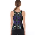 Biostatistics Line Blue Tank Top View2