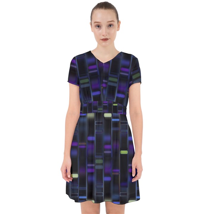 Biostatistics Line Blue Adorable in Chiffon Dress