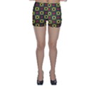 African Textiles Patterns Skinny Shorts View1