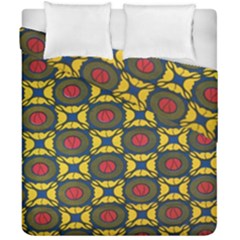 African Textiles Patterns Duvet Cover Double Side (california King Size)