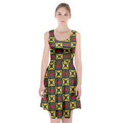 African Textiles Patterns Racerback Midi Dress by Mariart