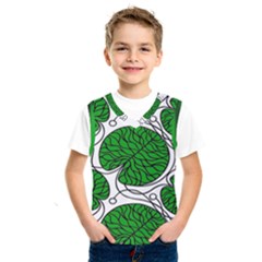 Bottna Fabric Leaf Green Kids  Sportswear by Mariart