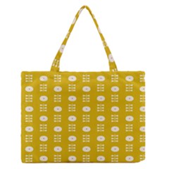 Circle Polka Chevron Orange Pink Spot Dots Zipper Medium Tote Bag by Mariart