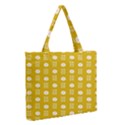 Circle Polka Chevron Orange Pink Spot Dots Zipper Medium Tote Bag View2