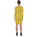 Circle Polka Chevron Orange Pink Spot Dots Asymmetric Cut-Out Shift Dress View2