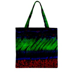 Cells Rainbow Zipper Grocery Tote Bag by Mariart