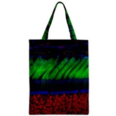 Cells Rainbow Zipper Classic Tote Bag by Mariart