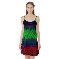 Cells Rainbow Satin Night Slip