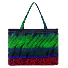 Cells Rainbow Zipper Medium Tote Bag by Mariart