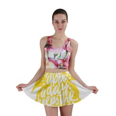 Cute Pineapple Yellow Fruite Mini Skirt by Mariart