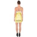 Cute Pineapple Yellow Fruite One Soulder Bodycon Dress View2