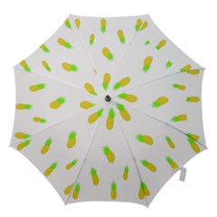 Cute Pineapple Fruite Yellow Green Hook Handle Umbrellas (medium) by Mariart