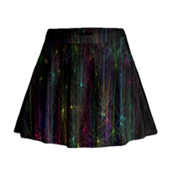 Brain Cell Dendrites Mini Flare Skirt by Mariart