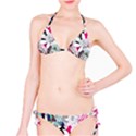 Flower Graphic Pattern Floral Bikini Set View1